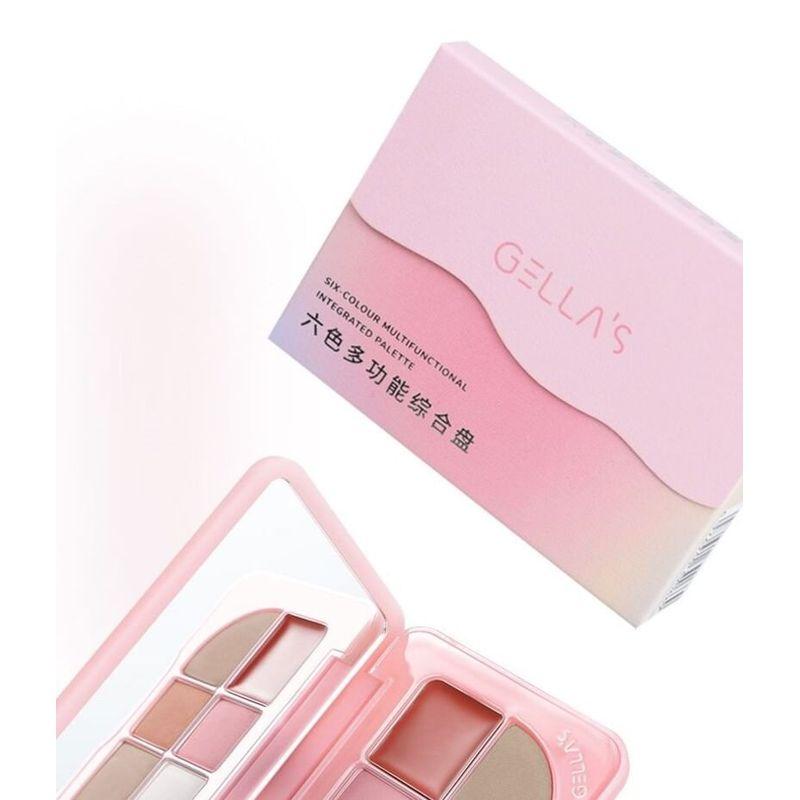 GELLA'S - 6 Colors Multi Function Palette - H01 Sakura