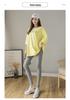 Maternity Spring & Autumn Thin Yoga Pants: Trendy Nine-Point Tights for Fashionable Moms