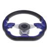 3 Spoke Marine Boat Steering Wheel with Center Cap Fits 3/4' 19mm Tapered Shaft 320/340mm Steering Wheel for Boat Vessels Yacht