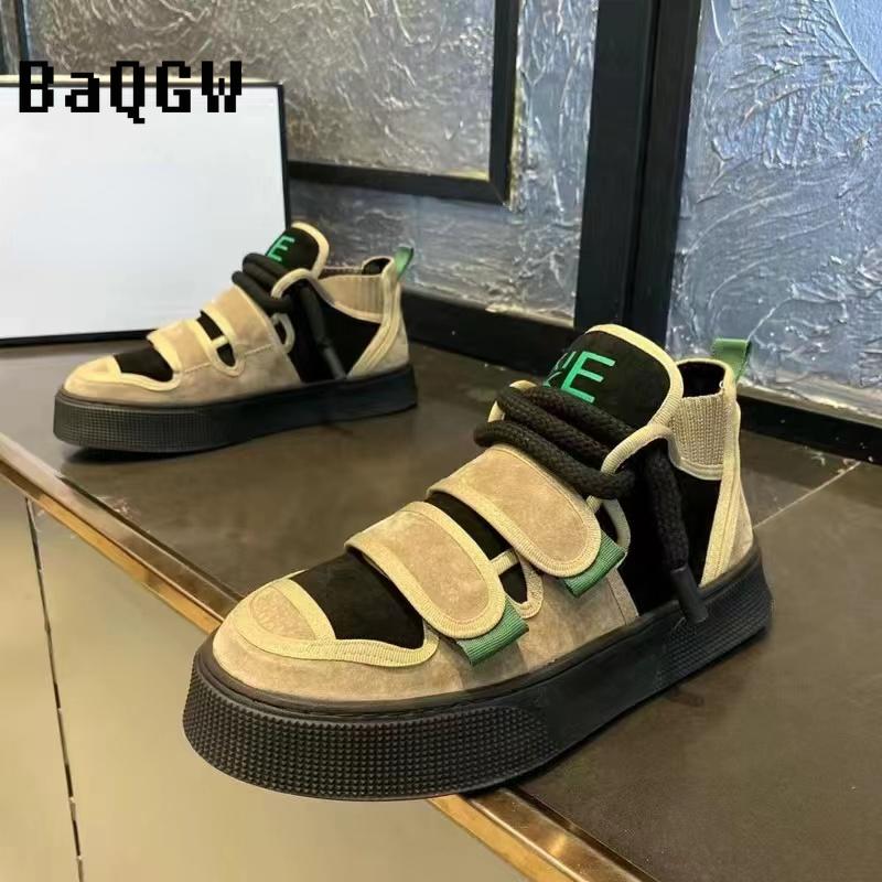 

Дизайнерская мужская повседневная обувь, модные цветные плоские высокие кроссовки класса люкс для мужчин, кроссовки для бега на открытом воздухе, ботильоны 43 хаки