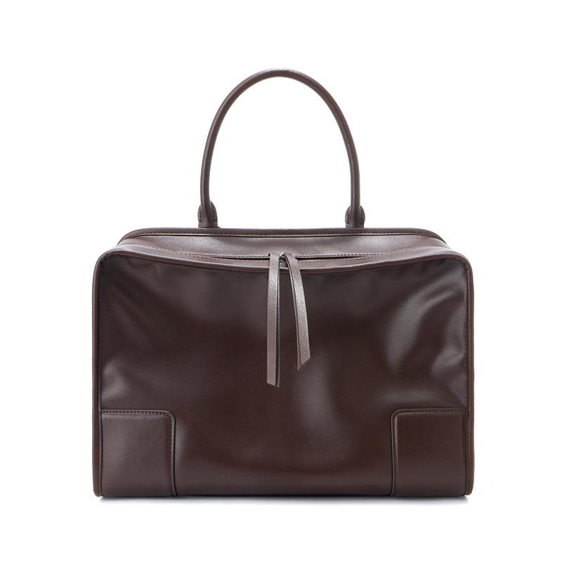 Amazona Women`s Genuine Leather Bowling Bag
