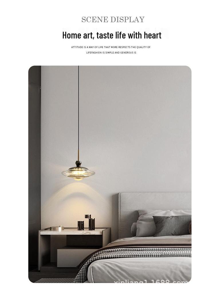 Modern Minimalist Eye-Protecting Pendant Light for Entrances, Restaurants, and Bedrooms
