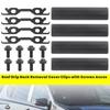 4Pcs Roof Drip Rack Removal Cover Clips With Screws Acces 75596-35020 For Toyota FJ Cruiser 07-14 RAV4 Lexus 63185-4