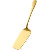 1Pcs Stainless Steel Lasagna Server,Stainless Steel Solid Turner,Stainless Steel Cake Pizza Shovels Kitchen Server (gold)