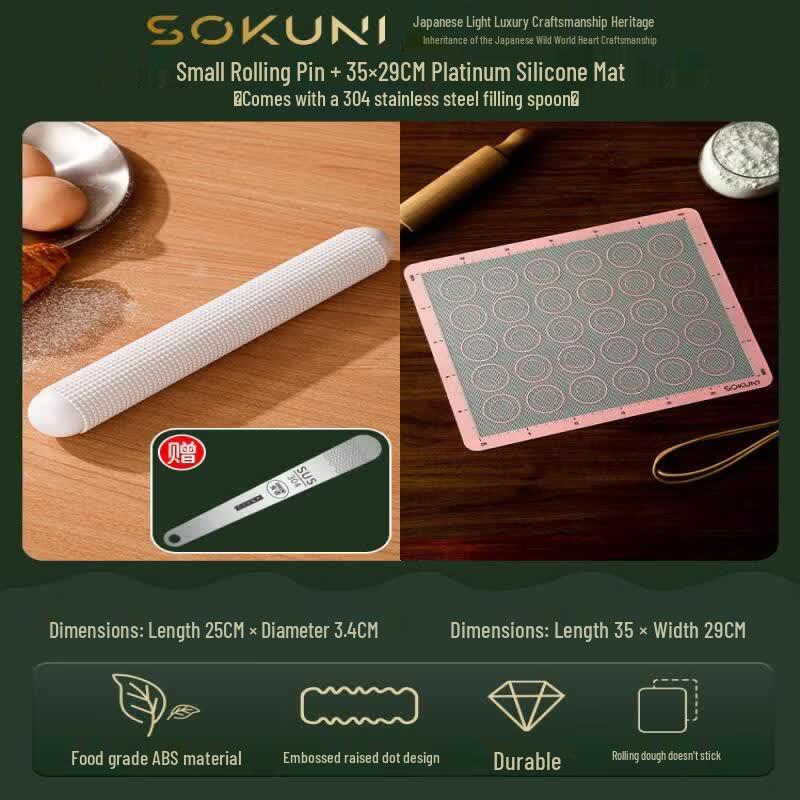 Wooden Non-Stick Baking Rolling Pin