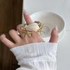 Adjustable Ocean Animal Jewelry Sparkly Shell Ring Unique Crab Ring  Gift