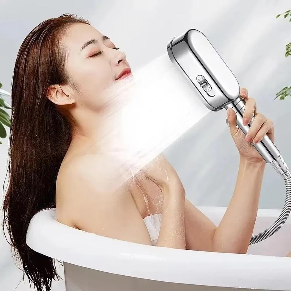 Fall-resistant High Pressure Shower Head Set Built-in Filter Supercharged Bath Sprayer  Homestay