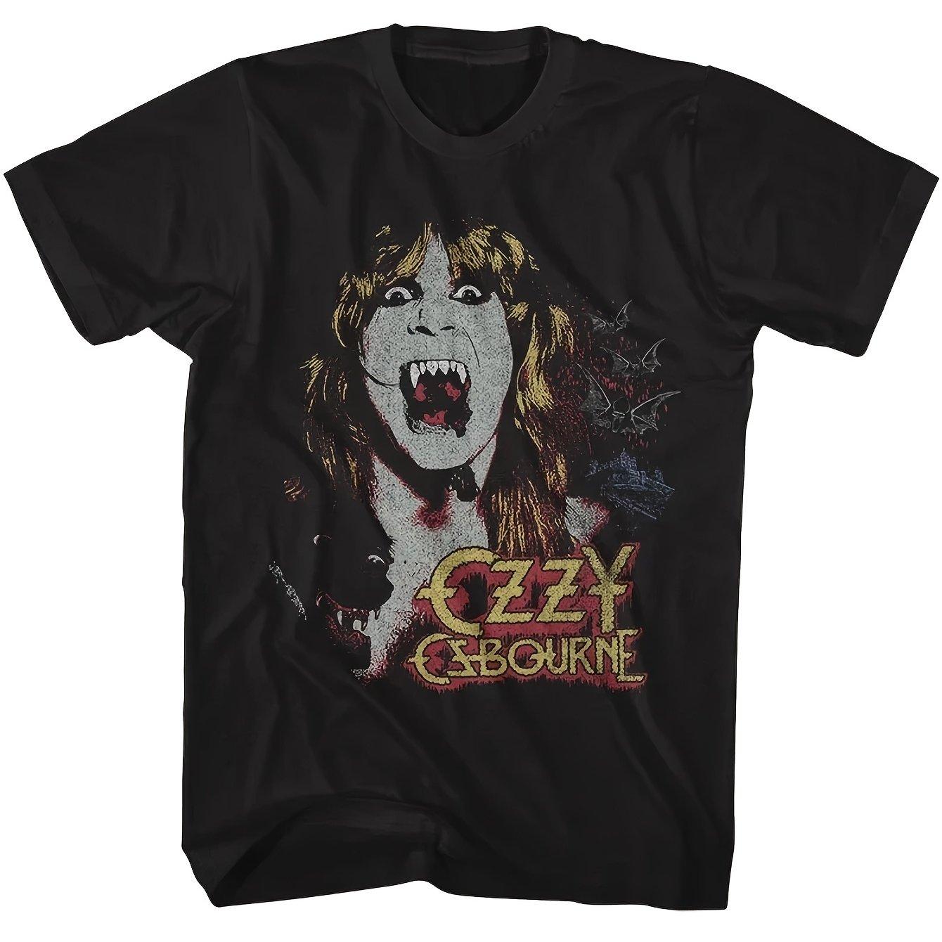 1960S British Rock Heavy Metal Singer Songwriter TV Actor Tee TV Star Ozzy Osbourne Unisex Women Four Seasons Fashion ShortSleeved S