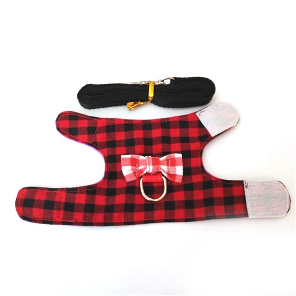 

Cute Small Pet Adjustable Squirrel Pet Harness Leash Leads Hamster Vest Chest Strap XS червоний