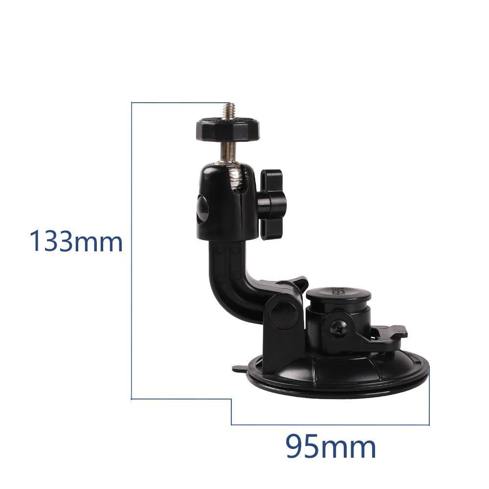 Car suction cup mount for attaching a camera and camera