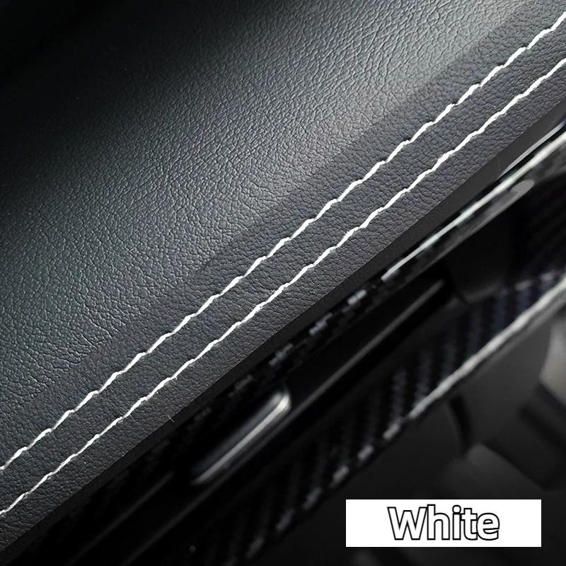 New Self-adhesive Moulding Trim Car Interior Styling Dashboard PU Leather Decoration Line DIY Braid Strip Car Decoration