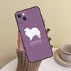 Cartoon Samoyed Dog Phone Case For iPhone 11 15 12 13 14 16 Pro Max 7 8 Plus X XR XS Mas Shell Cover