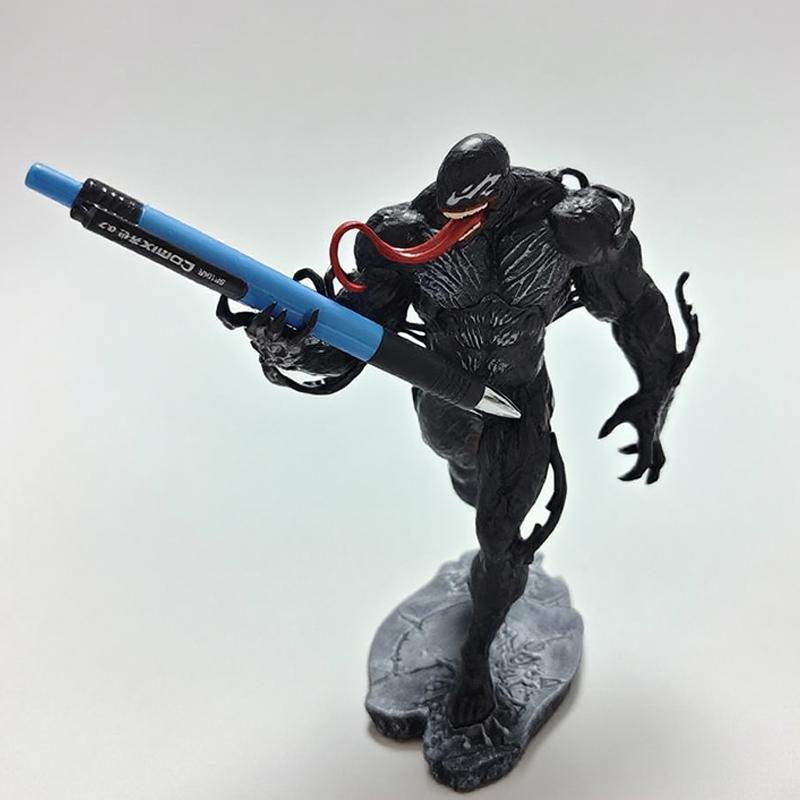 New 18Cm Venom Collectible Statue Figure Desktop Decor Pc Case Toy Anime Souvenir For Boys Fans Cool Collection Gift