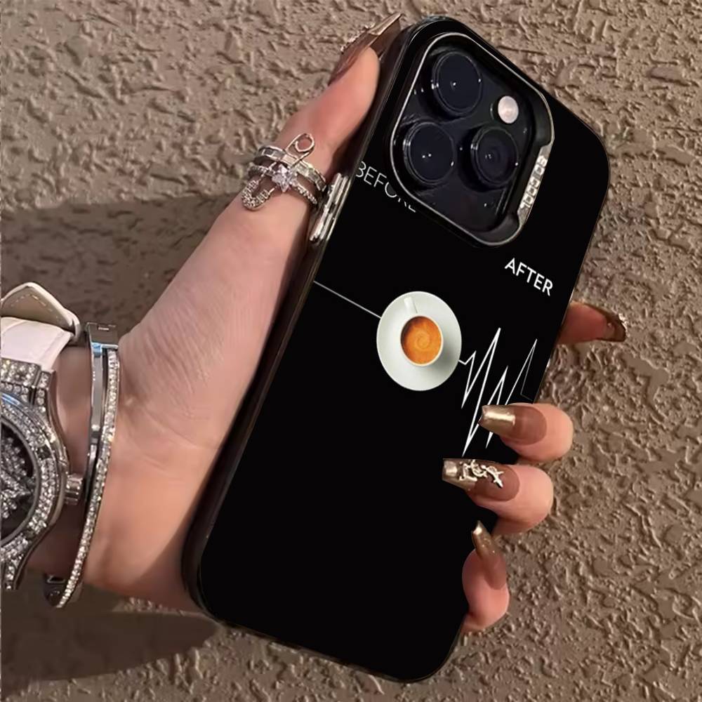 Coffee Phone Case For iPhone 17,16,15,14,13,12,11,Pro,X,Xs,MAX,Plus TPU Soft To Skin-friendly Cover