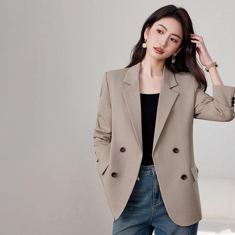 Teluoman Women's Loose Casual Blazer