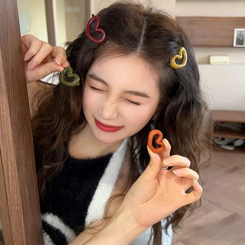 Herzform Haarklammer Niedliche Klammer Haaraccessoires für Bad Lebhaftes Aussehen Rutschfest Niedliche Herzform Niedliche Haarspange