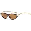 Women's Cat-Eye Sunglasses with Metal Knot Temples