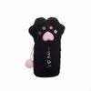 Cartoon Cat Paw Plush Pencil Case, Large Capacity, Cute Storage Bag, Girls