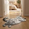 2D Home Decor Carpet Anti-fouling Cartoon Carpet Cute Cat-Shaped Area Rug  Living Rooms