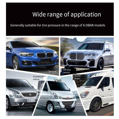 SUV Car Tire Pressure Monitoring Warning TPMS USB Security Alarm Wireless Tyre Sensor with 4 External Sensor LCD Display