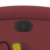 Electric Massage Recliner with Rising Function Burgundy Faux Leather