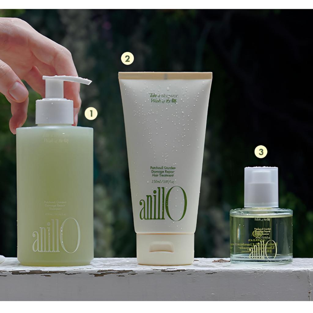 [Heat Protection] ANILLO Patchouli Garden Damage Repair Hair Treatment 150 Ml