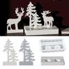 Professional Silicone Christmas Tree Standing Elk Mold Easy Demolding Design Candle Holder Mold for DIY Projects