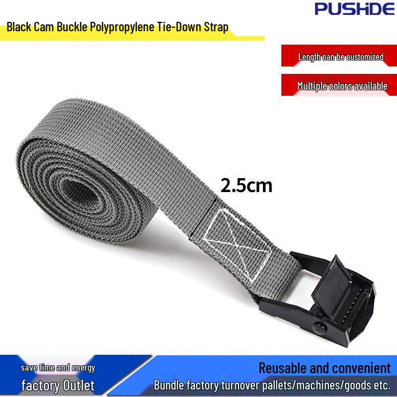 Zinc Alloy Cam Buckle Polypropylene Strap for Cargo Tie-Down