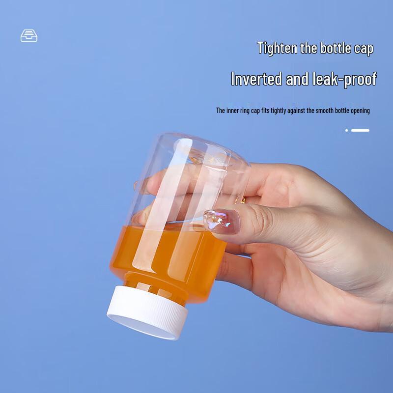 500ml Transparent Wide-Mouth Plastic Bottle