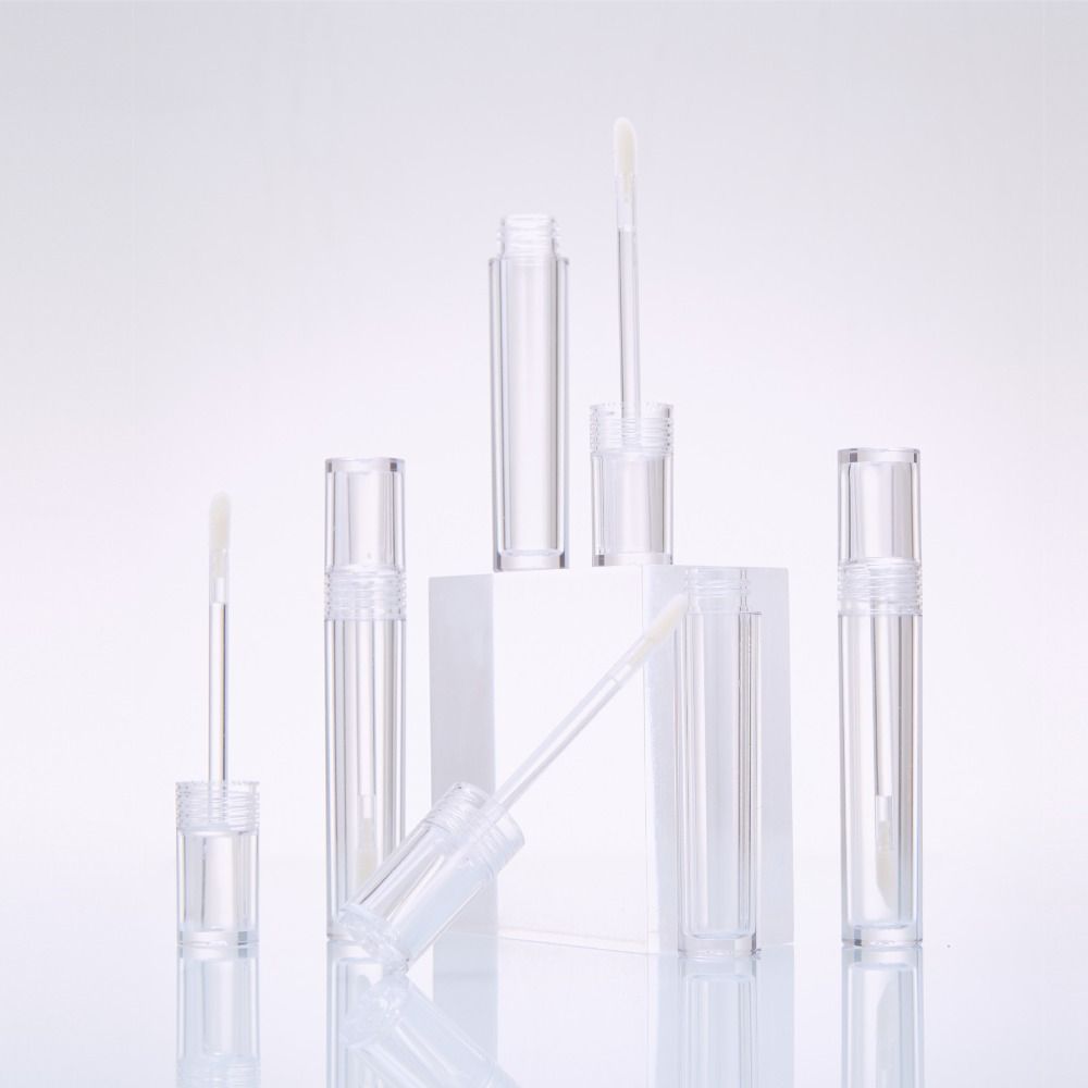 

5шт Инструменты для макияжа Туба с блеском для губ Круглые флаконы для образцов Мини-тюбик для бальзама для губ ручной работы