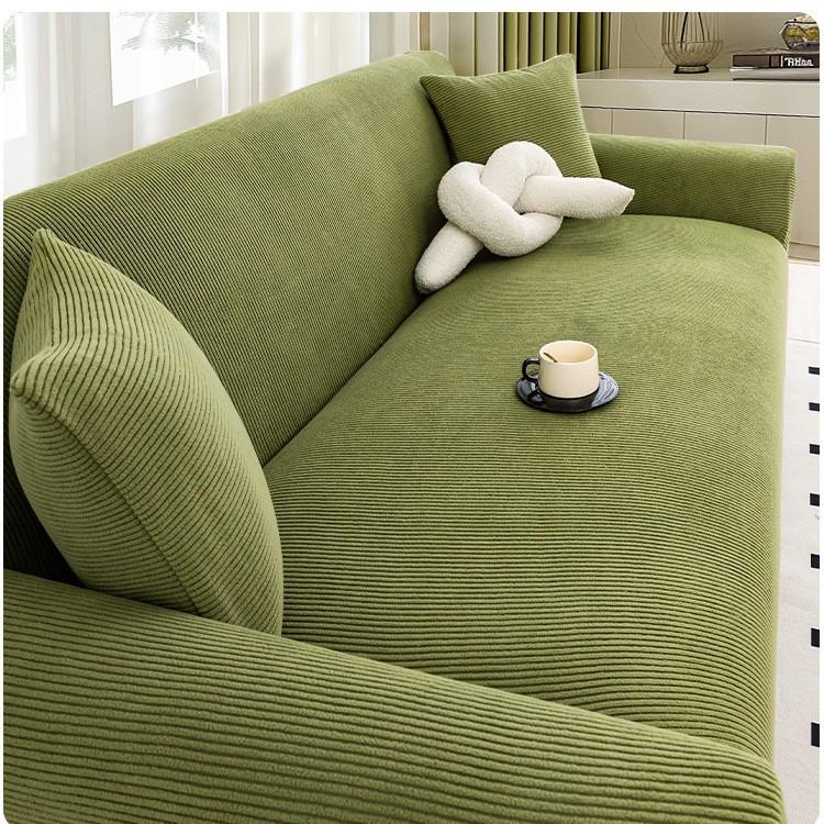 Corduroy Sofa Cover All Inclusive New All Season Anti Cat Scratch Protective Cover
