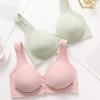 Large-sized Bras Without Underwire Women's Front Button Bra Gathering Side Retraction Lingerie for Women