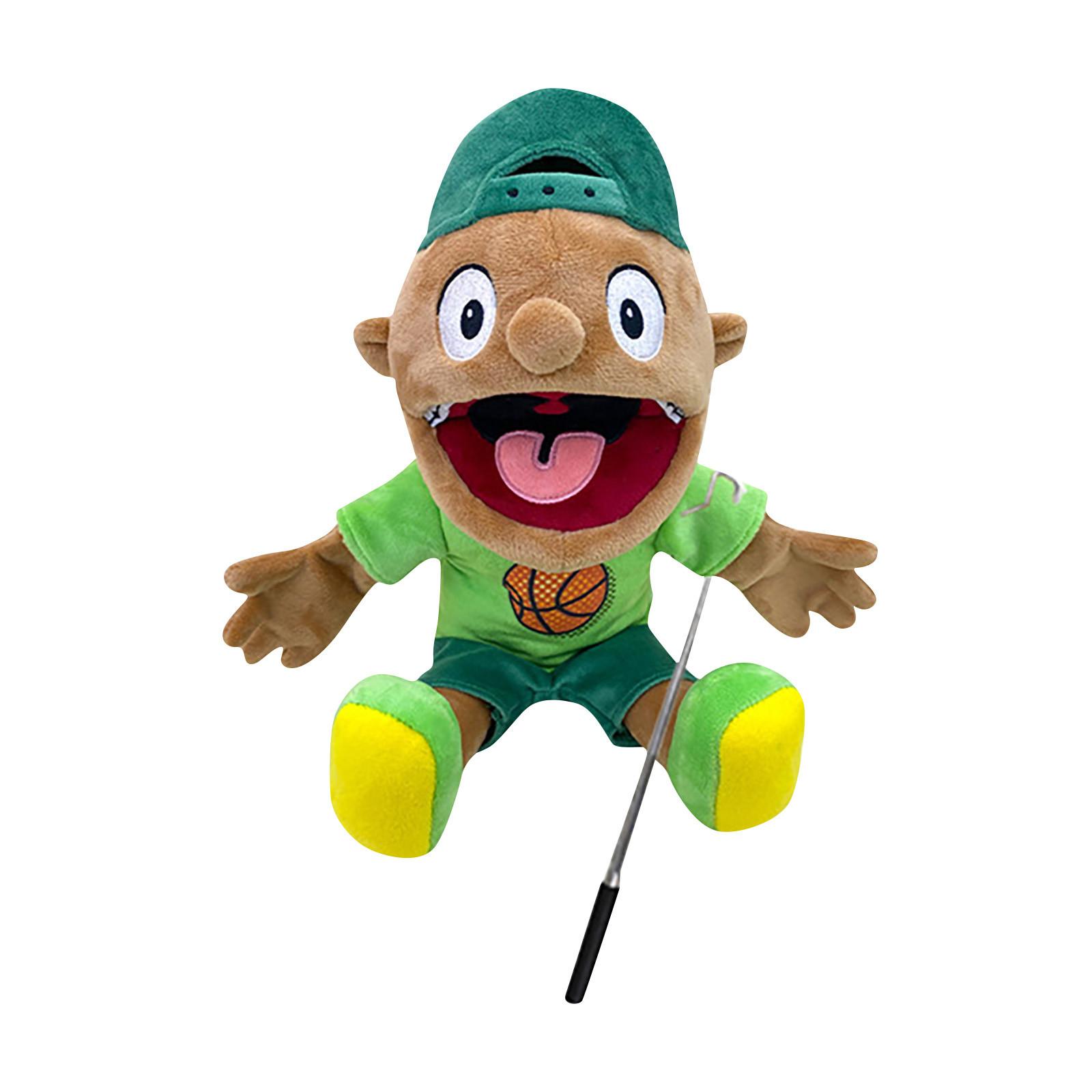 

Мягкая плюшевая игрушка, ручная кукла для игрового дома, озорная забавная игрушка-марионетка с рабочим ртом, детский подарок на день рождения, Рождество, Хэллоуин One Size