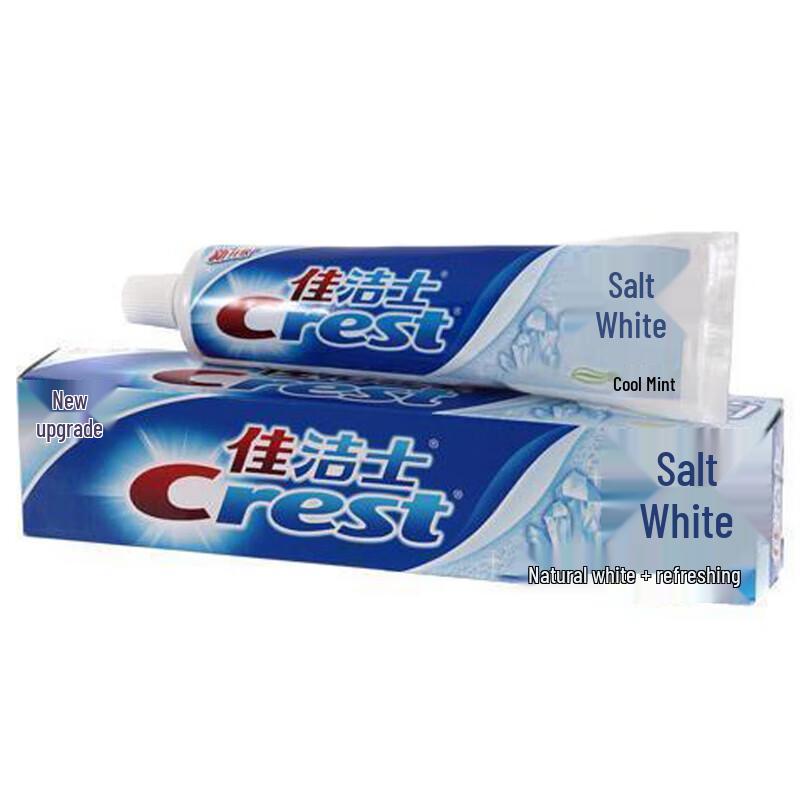 Crest Salt White Cool Mint Toothpaste Family Pack