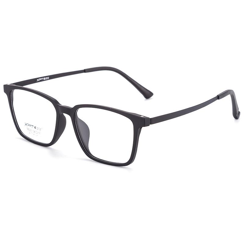 

Danyang Glasses Ultra-Light Tr90 Glasses Frame Men S Pure Titanium Myopia Glasses Retro Square Frame Frame Elastic Paint Glasses Frame