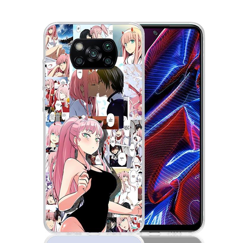 Darling In The FranXX Anime Phone Case For Xiaomi Poco X7 X6 X5 Pro F7 Ultra Redmi 15C 15 13 13C 12 12C 10 10A 10C 9 9A 9C 9T Co