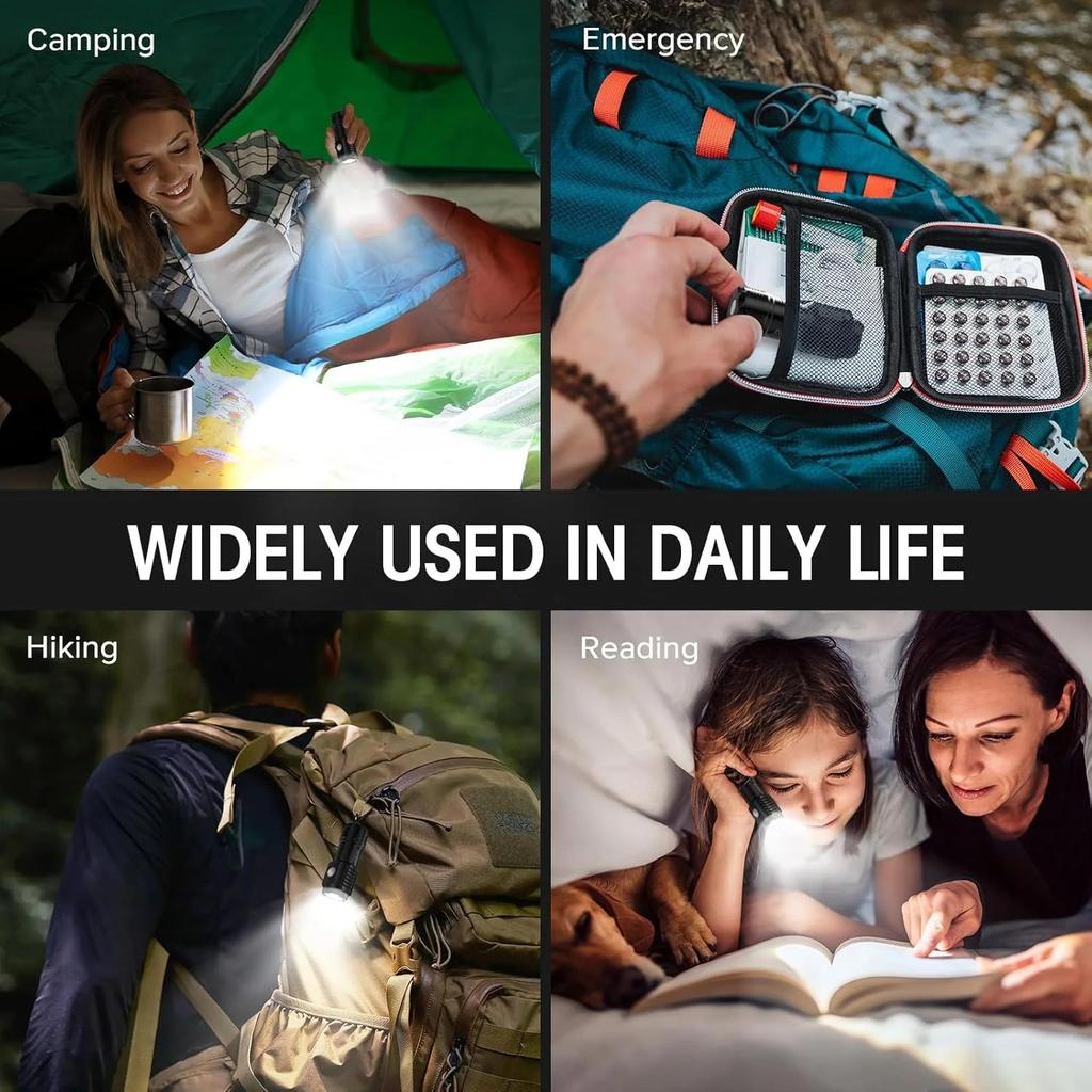 New Ultra Powerful Flashlight 3 Core LED Mini Tactical Flashlight USB Rechargeable High Power LED Torch with  Hand Lamp