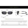 Trendy Y2K Rimless Sunglasses Women Steampunk Goggles Punk Shades UV400 Protection Unisex Outdoor Eyewear