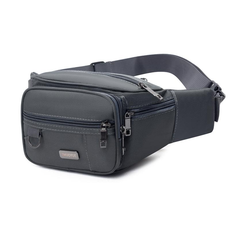 New Style, Men's Waist Bag, Waterproof Fabric, Sports Waist Bag, Women's, Casual and Fashionable, Large Capacity, Storage Waist Bag