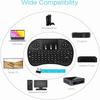 Mini-Funk Tastatur 2,4 GHz Englisch Air Mouse mit Touchpad für Laptop TV Android TV Box