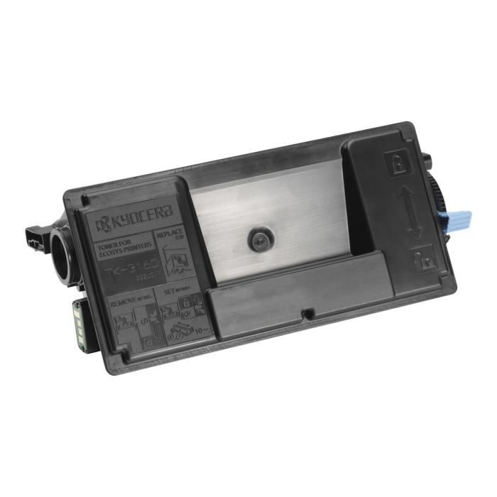 Cartouche De Toner - Kyocera - TK 3160 - Noir - Original - Compatible ECOSYS P3045dn, P3050DN, P3055DN