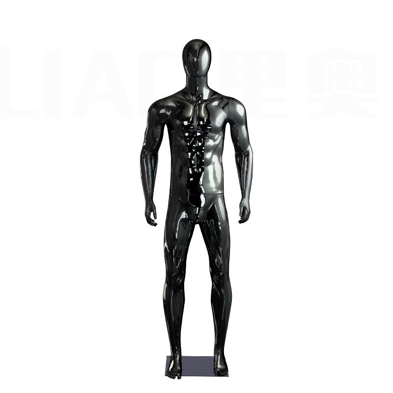 High-End Plus Size Male Mannequin - Full Body Muscle Model for Clothing Display
