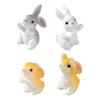 Multicolor Miniature Knickknacks Resin Cartoon Buuny Statue  Bonsai Ornament