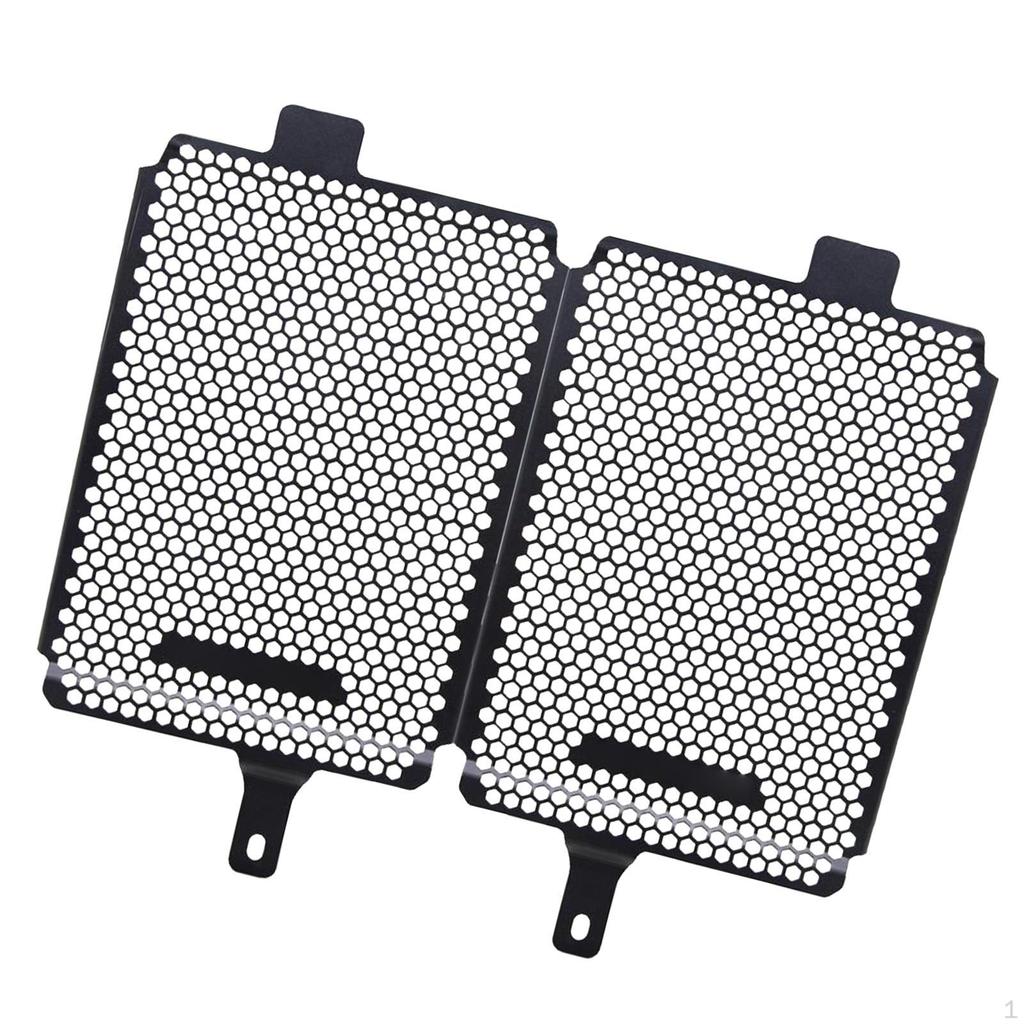2Pcs Motorcycle Radiator Guards Grille Covers Durable Easy To Install Protective for