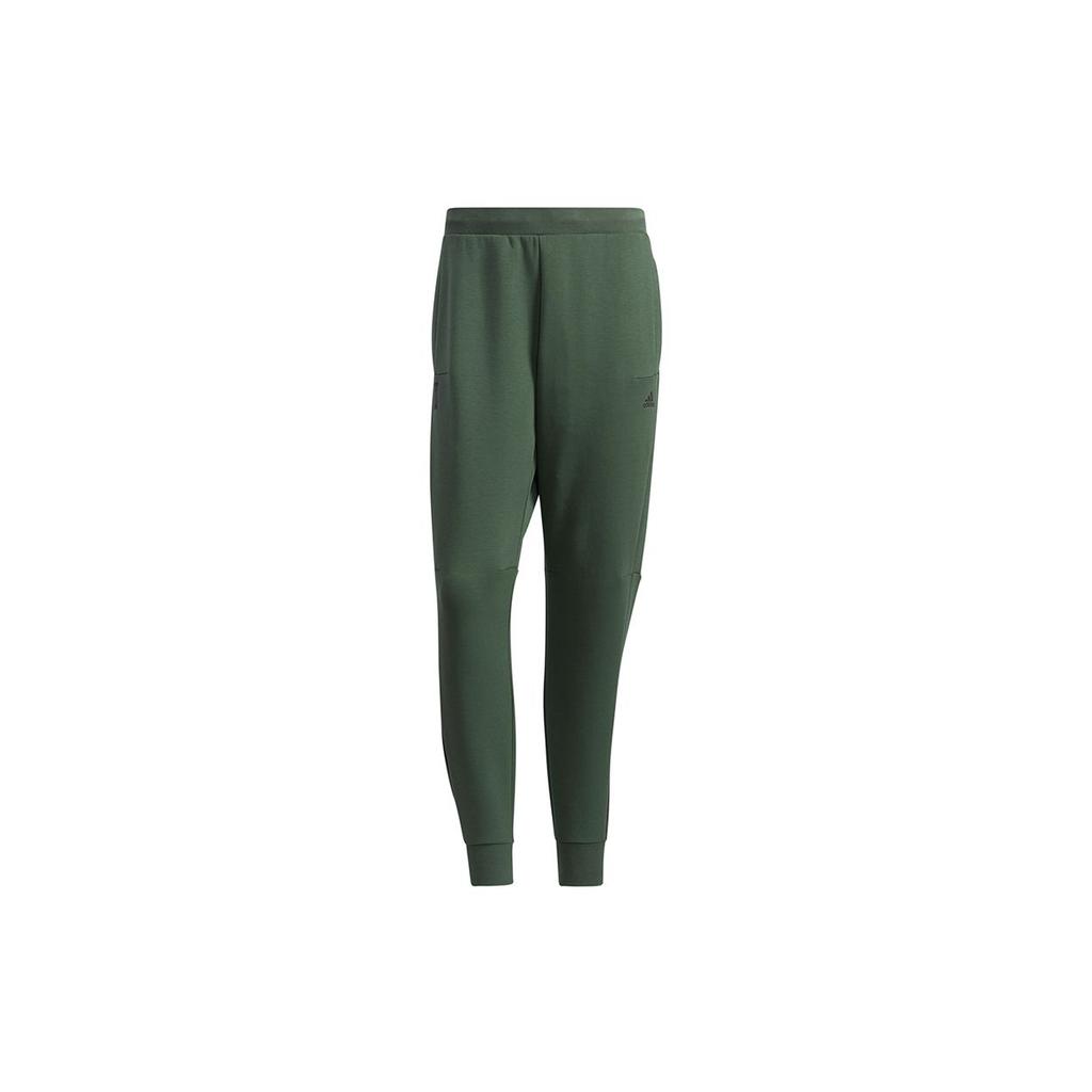 Adidas Wujie Series Tapered Sweatpants For Running And Training Men Bottoms Green GP0888