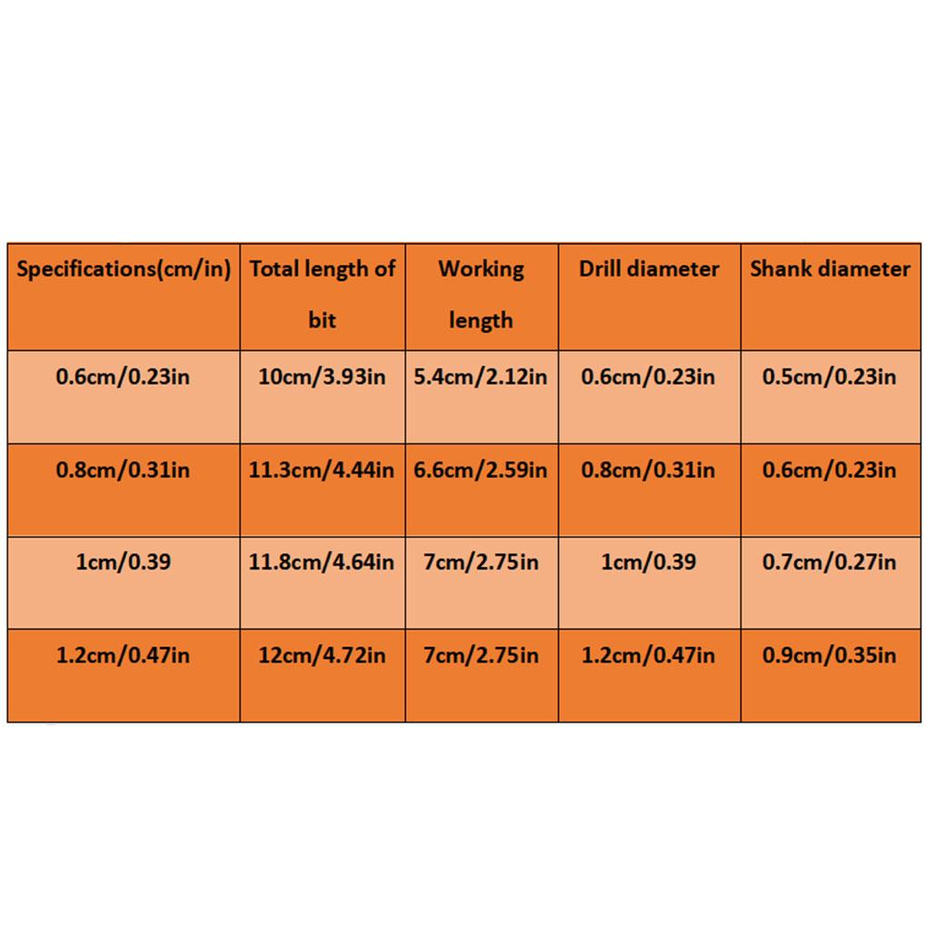 Drill Bit Alloy Anti-skidding DIY Craft Rustproof Pointy Borderless Damage Drilling Tools Ceramic Tile Plastic Glass
