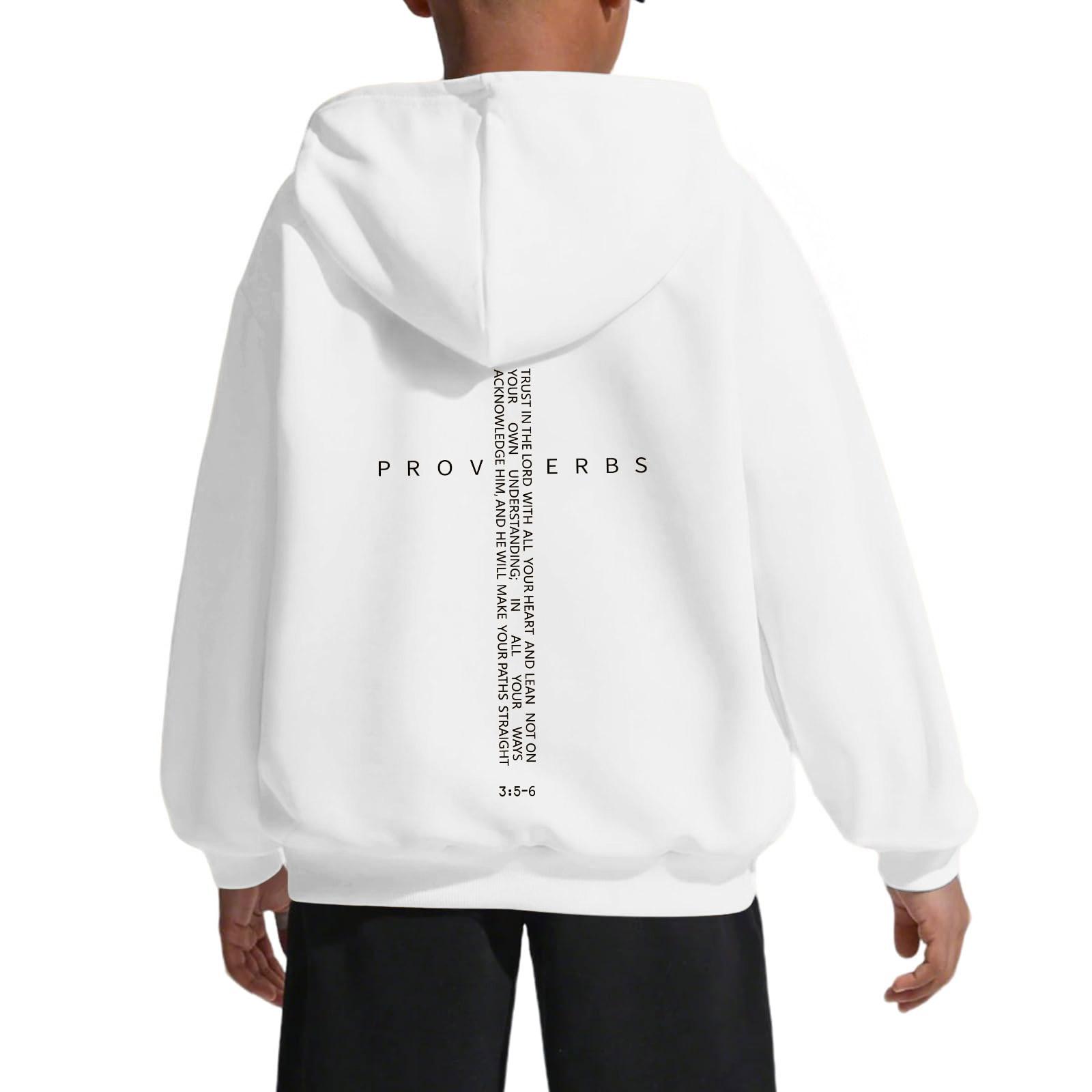 

Sweatshirts For Teen Girls Hoodies Long Sleeve Drawstring Pullover Cute Oversized Hoodie 130 білий