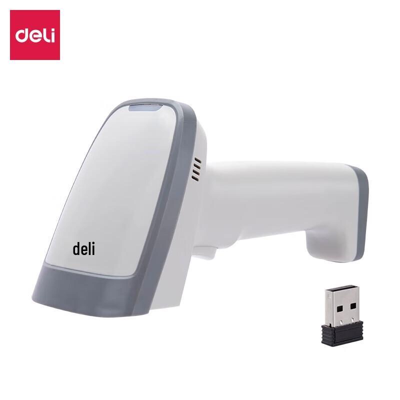 Deli 14882W Wireless 1D Barcode Scanner