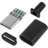 1 Set Electric Terminals Welding Diy Accessories Type C Usb 3.1 3A Fast Charging Usb Connectors Type C Connector Male Plug