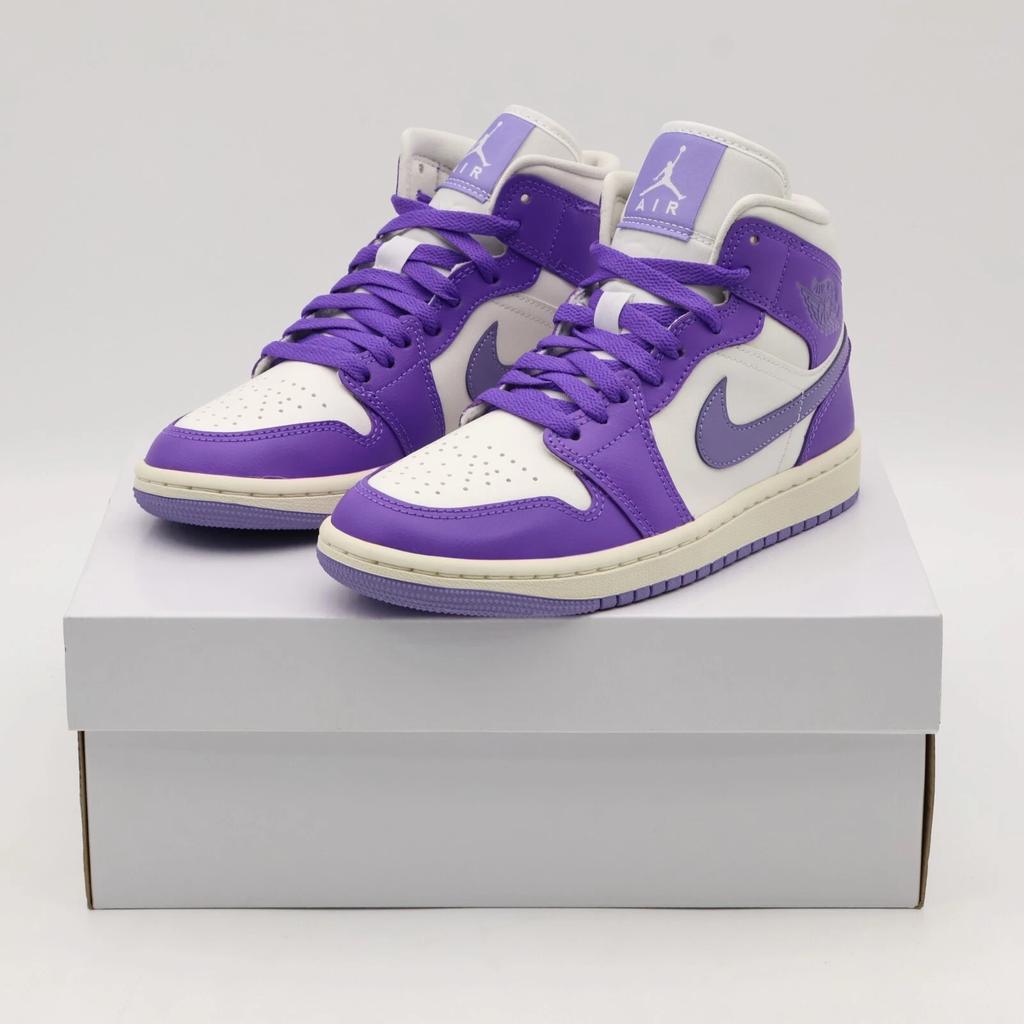 BQ6472-504 Nike Air Jordan 1 Mid Action Grape (Dámské)